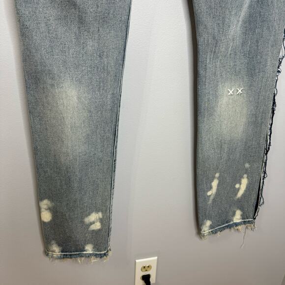 Cult of Individuality Greaser Distressed Straight Leg Jeans Men's 33x34 - Picture 12 of 15